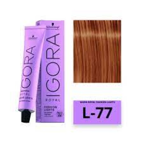 Igora Royal Fashion Lights L-77 Cobrizo Intenso 60 ml Igora Royal Fashion Lights L-77 Cobrizo Intenso 60 ml