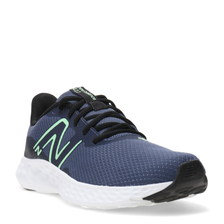 Championes de Hombre New Balance Running Course 411 V3 Azul - Negro - Amarillo Lima