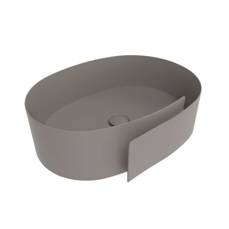 BACHA LAVATORIO DE APOYAR FLAMINIA RL56L DE APOYO 56X42X17CM NEGRO MATE 000