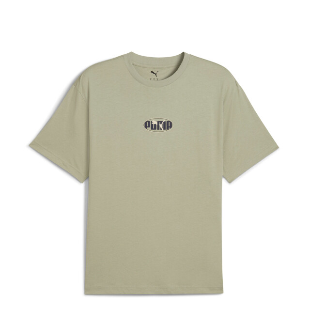 Remera de Hombre Puma Logo Lab Relax Verde