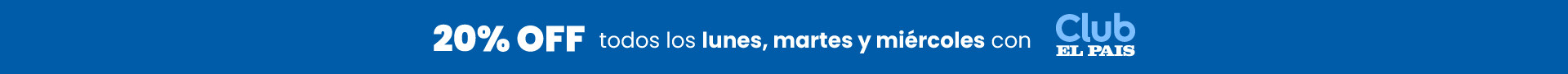 20% OFF con Club El País
