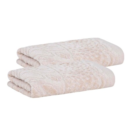 SET TOALLAS DE VISITA ALGODON NATURAL-BEIGE TUCANO BUDDEMEYER BEIGE