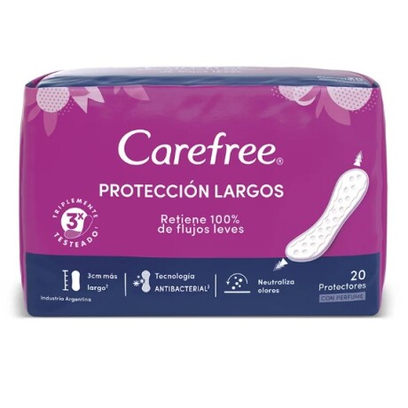 Carefree protectores diarios largos x20 Carefree protectores diarios largos x20