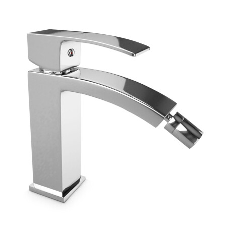 Griferia Monocomando Frontal Para Bidet 35Mm Cromado Serie Genova 000