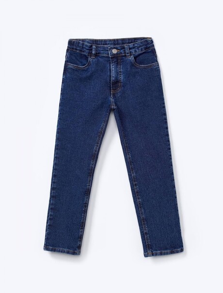 PANTALÓN DE JEAN INFANTIL MODELO SKINNY AZUL