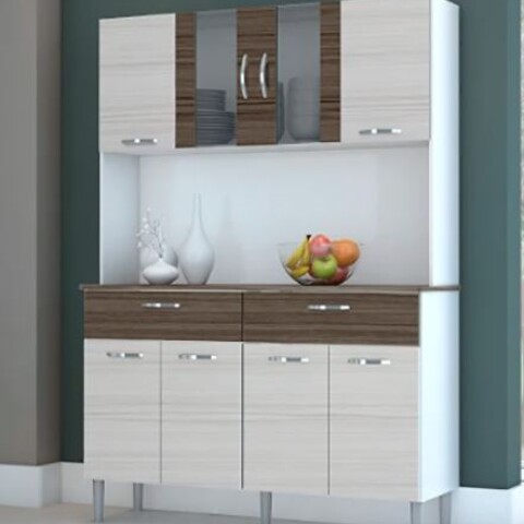 KIT COCINA MOBILI PAN- 8PTAS 2CAJ -122cm Sin color