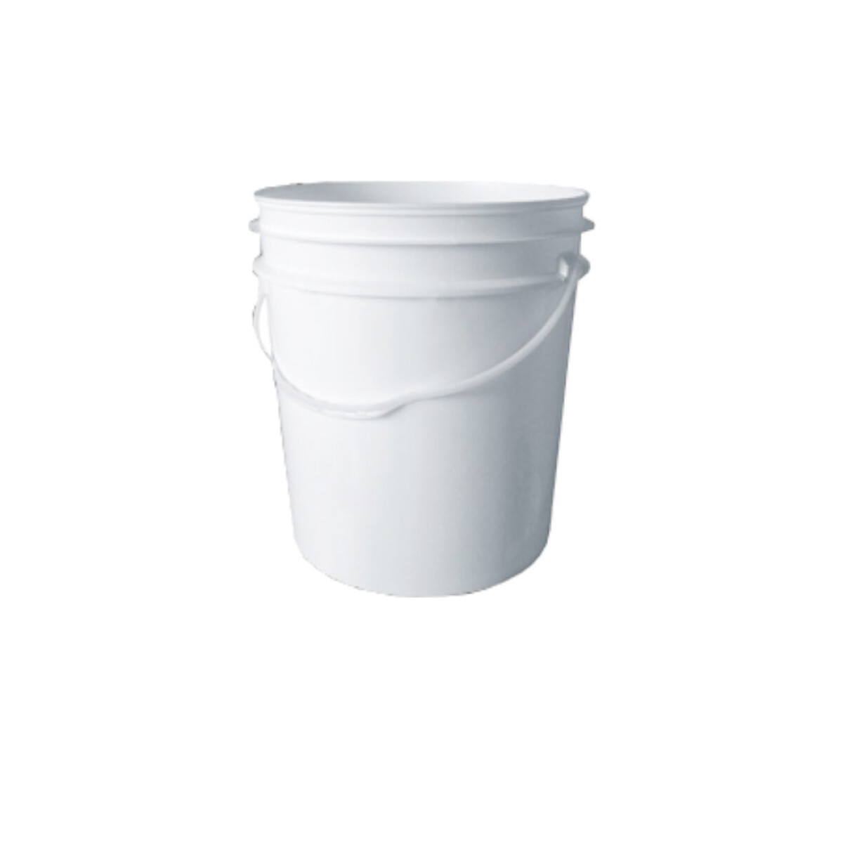 BALDE INDUSTRIAL BLANCO CON TAPA 20 LTS. 