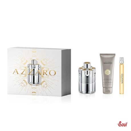 Azzaro Men's Wanted Eau de Parfum 100ml+Shampoo 75ml+10ml Azzaro Men's Wanted Eau de Parfum 100ml+Shampoo 75ml+10ml