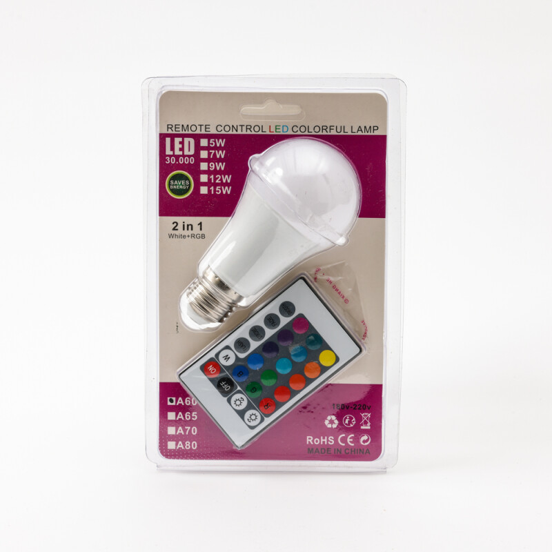 LED A60 Bluetooth RGBW control remoto LED A60 Bluetooth RGBW control remoto