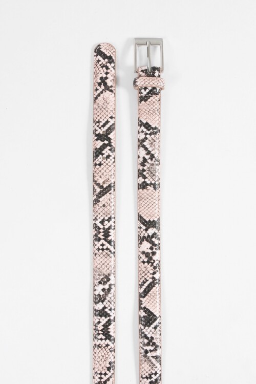 Cinturón snake animal print