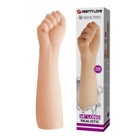 Mano Realística Lron Fist 36cm Pretty Love Mano Realística Lron Fist 36cm Pretty Love