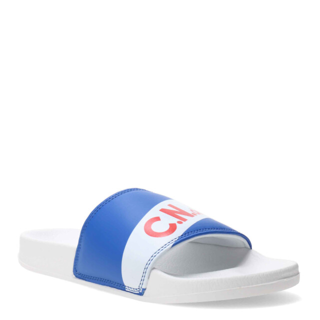 Chanclas de Hombre Nacional Azul - Blanco