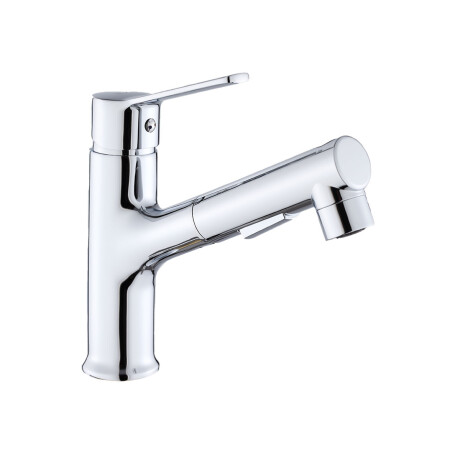 Griferia De Lavatorio Bajo Con Flexible En Terminacion Cromo 000