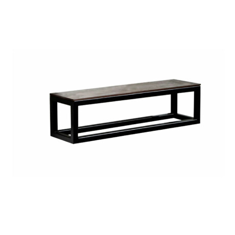 MUEBLE AUXILIAR DE ALUMINIO NEGRO MATE - 60.1X15.1X15.6 000