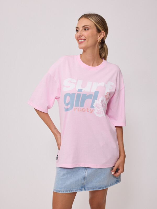 T-SHIRT SEREIA RUSTY Rosa Claro
