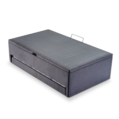 BOX MARINERO CON BAÚL 1 PLAZA MADERA GRIS TEC