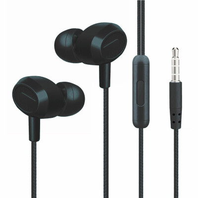 Auriculares con cable in ear L-204 extra bass negro Auriculares con cable in ear L-204 extra bass negro