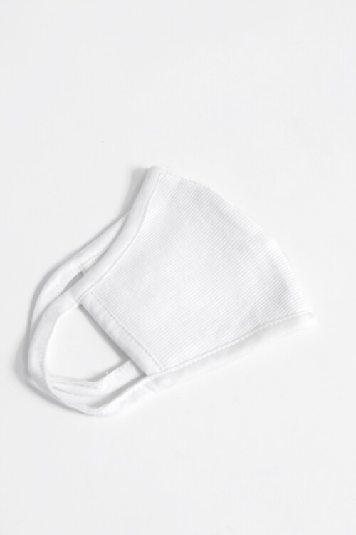 Tapabocas rib blanco
