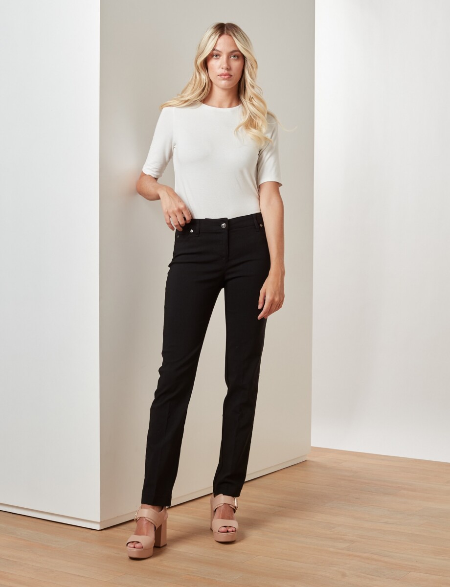 Pantalon Recto - Negro 