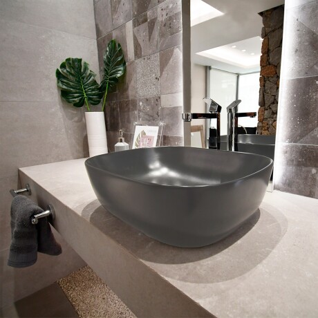 Bacha Valvula Popup S/Desborde 49X39.5X15 Gris Grafito Mate 000