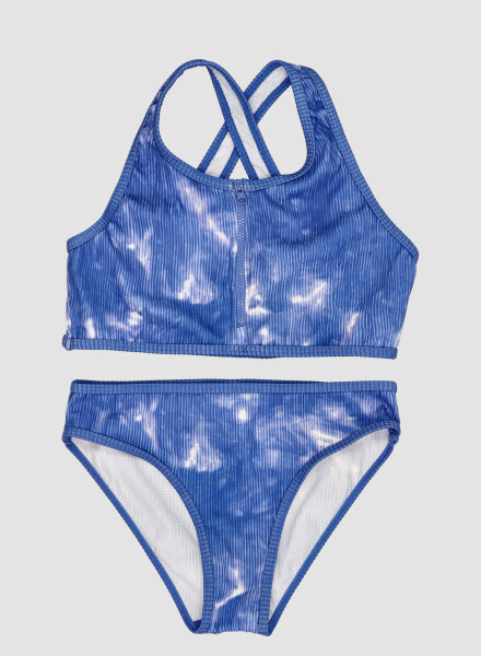 Bikini sporty 10-18a Batik azul