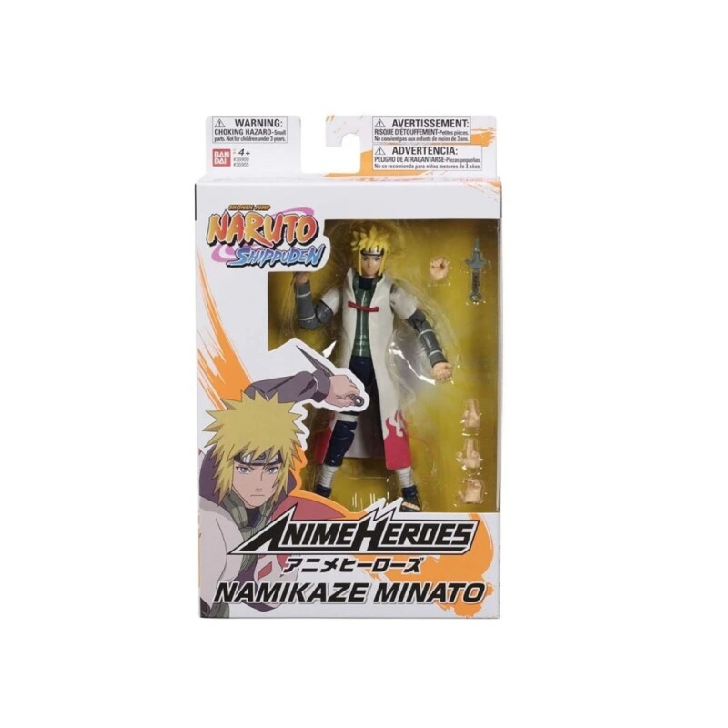MUÑECO MINATO NAMIKAZE NARUTO SHIPPUDEN ARTICULABLE MUÑECO MINATO NAMIKAZE NARUTO SHIPPUDEN ARTICULABLE