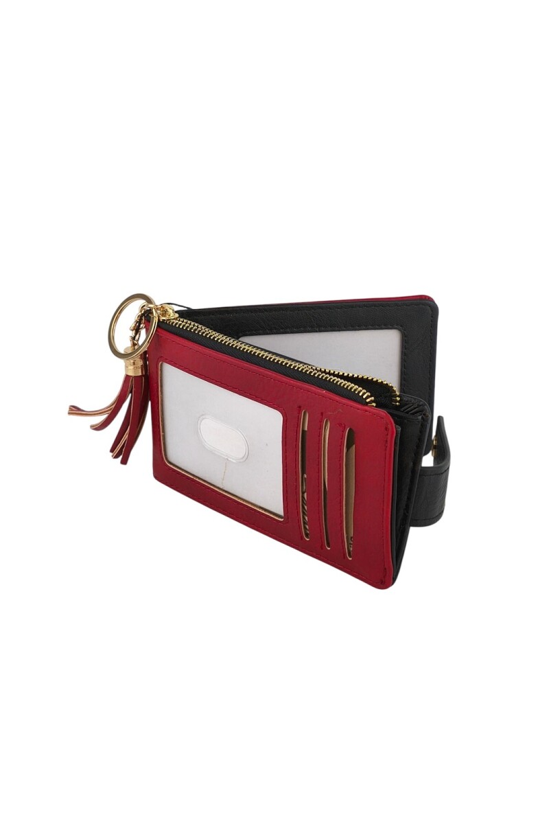 Tarjetero monedero Rojo