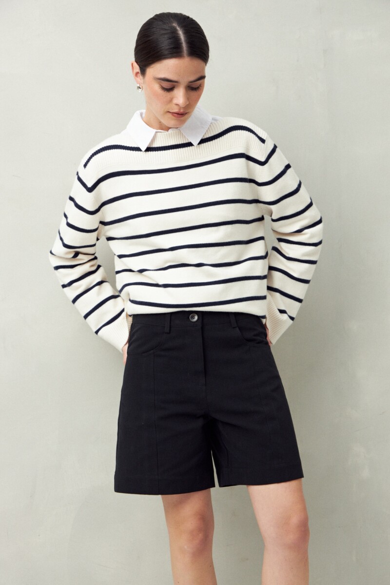 BERMUDA GEMMA - Negro 