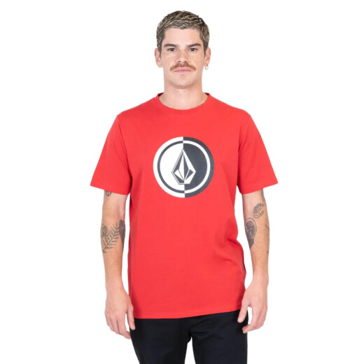 Remera Volcom Mega Circle - Rojo Remera Volcom Mega Circle - Rojo