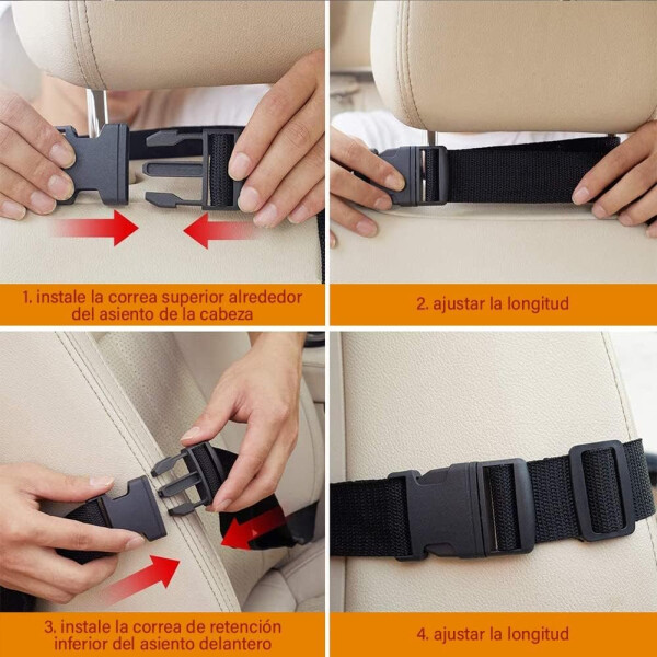 Organizador Auto Respaldo Asiento Tablet Varios Bolsillos Organizador Auto Respaldo Asiento Tablet Varios Bolsillos