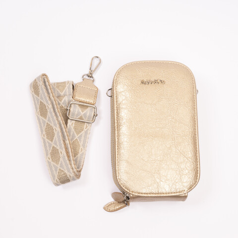 PORTA CELULAR KAELIRA DORADO PORTA CELULAR KAELIRA DORADO