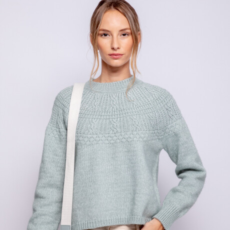 SWEATER FLORENCIA Agua Marina