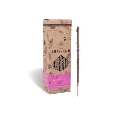 Sahumerio artesanal jazmin y rosas Sagrada Madre Linea Artesano Jazmin Y Rosa