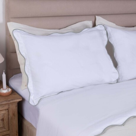 JGO SÁBANAS WAVE QUEEN ALGODON VERDE 200 HILOS