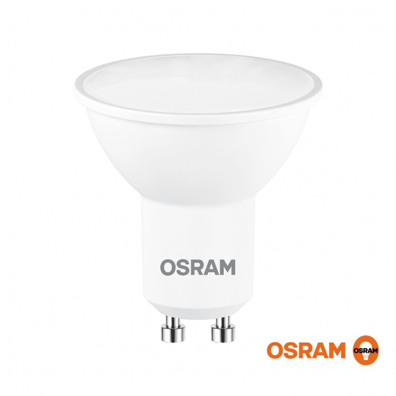 DICROICA LED OSRAM GU10 5W PAR16 ECO 110º 3000K Dicroica LED GU10 5W PAR16 ECO 110º Luz Cálida OSRAM