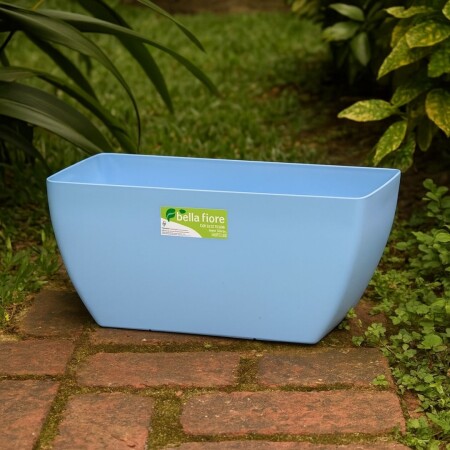 MACETA JARDINERA RECTANGULAR FLORATTA NR 30 5,3LTS CELESTE