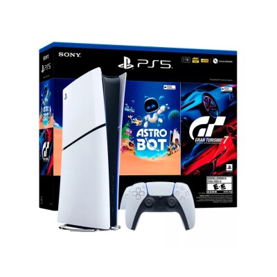 Consola Playstation 5 Digital incluye Control + 2 Juegos Consola Playstation 5 Digital incluye Control + 2 Juegos