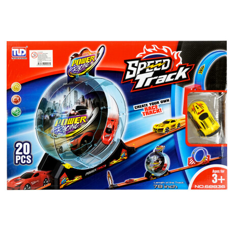 Pista de autos 20 piezas Pista de autos 20 piezas