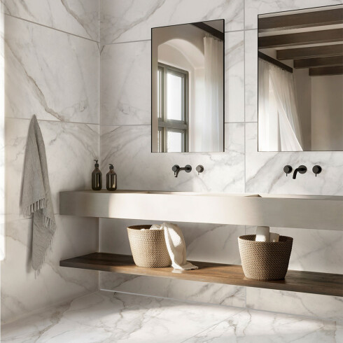 38X82 Ceramica Brillo Para Pared Calacata 000