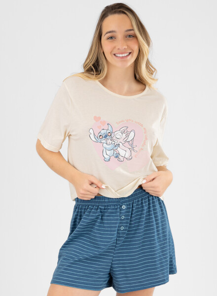 Stitch love you Blanco