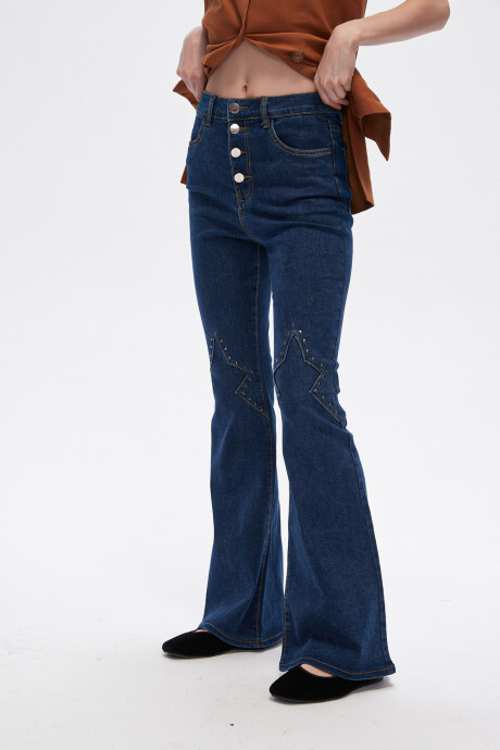 Pantalon Cintia Azul Medio