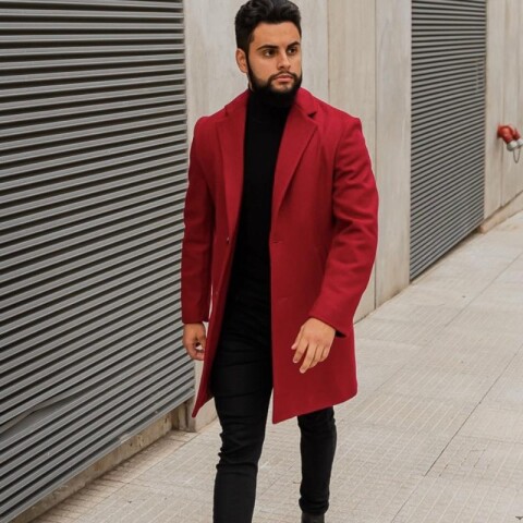 Tapado de lana BORDO