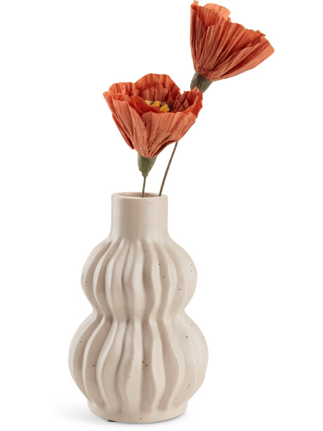 Jarrón THORE Ø12xA19cm arena Jarrón THORE Ø12xA19cm arena