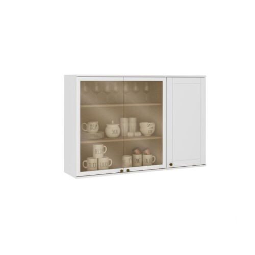 Aéreo Americana 120cm 2 puertas Vidrio + 1 puerta Aéreo Americana 120cm 2 puertas Vidrio + 1 puerta