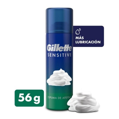 Espuma De Afeitar Gillette Foam Sensitive 56 Grs. Espuma De Afeitar Gillette Foam Sensitive 56 Grs.