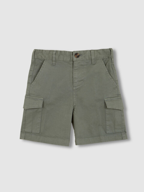 Pantalon Corto Cargo Verde