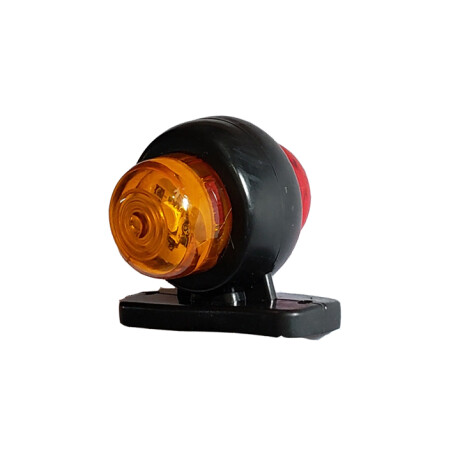 FAROL - FARO LATERAL LED DOBLE 12/24 CAMION ROJO AMBAR - FAROL - FARO LATERAL LED DOBLE 12/24 CAMION ROJO AMBAR -