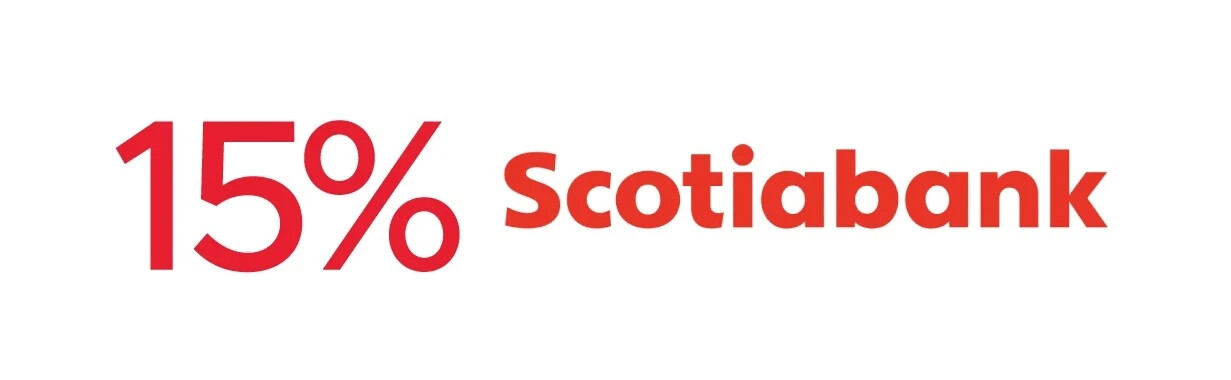 Scotiabank 15%off CRE-DEB