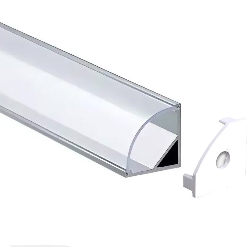 Perfil Aluminio para Cinta LED 12V Esquinero Perfil Aluminio para Cinta LED 12V Esquinero