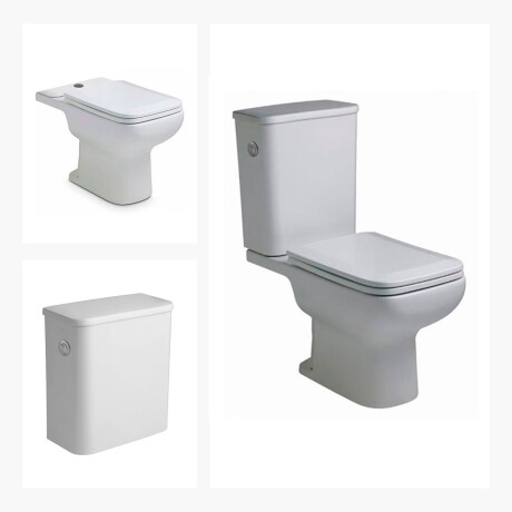 Juego Inodoro, Tapa Y Mochila Ferrum Trento Descarga A 25Cms. 000